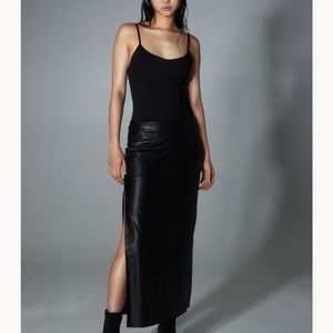 Size XXL H&M Pleather Skirt